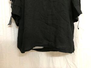 Black Cold shoulder Top