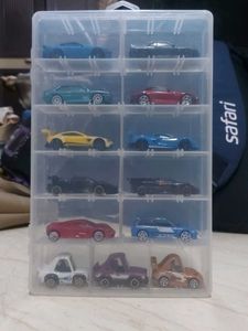 13 Hotweels With Plastic Box No Coins Offer