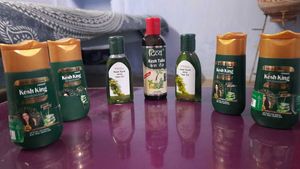 Kesh King Shampoo And Patanjali Hair Oil