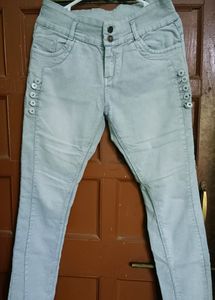 Denim Jeans | Strachable Fabric | Light Blue