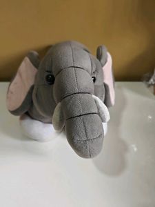 Gray Elephant Plush Toy