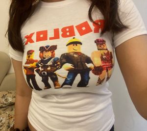 Roblox fitted y2k t shirt