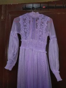 Women Netted Dress With Inner Party