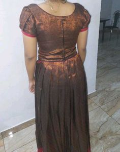 Black Pattupavada Set New