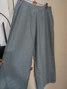 Striped Culottes Pants