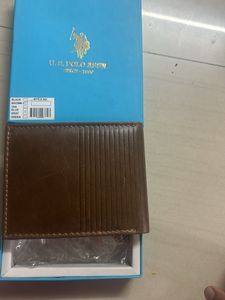 U.S. Polo Assn. Brown Leather Wallet