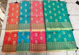 Kota check zari saree