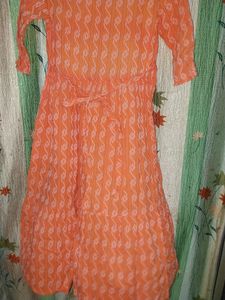 One Piece In Beautiful Orange Coloured
