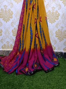 Shibori Georgette Saree New