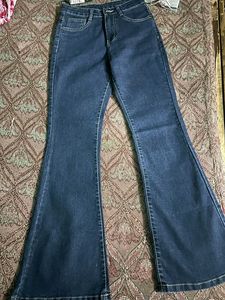 Flared Dark Wash Jeans
