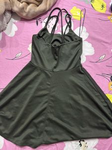 Cute Olive Green Dress