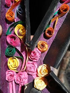 Handmade Floral Letter K