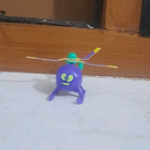 Cute Purple Helicopter Toy