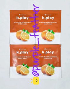 (Pack of 4) K.Play Mandarin Sheet Masks