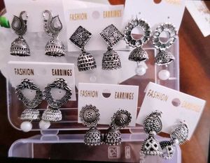 Jhumka Earrings set of Six
