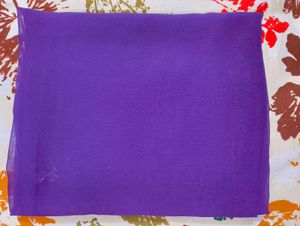 Purple Saree with stiched blouse