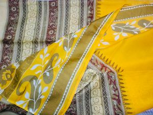 Elegant Yellow Saree
