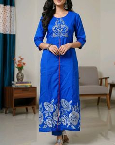 Elegant Blue Kurta Set