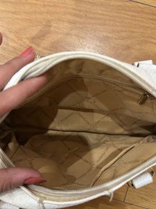 Lino perrez Stylish White Satchel Bag