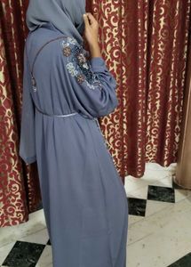 Ocean Night Colour Abaya/Burkha