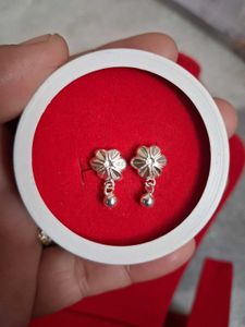 Floral Silver Earrings 92.5