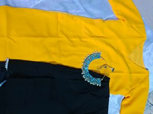 Black &amp; Gold Dress Fabric