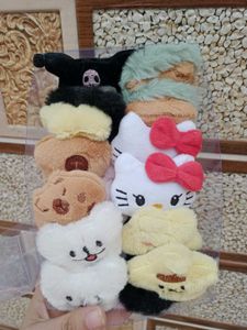 Korean Cartoon furr rubberbands
