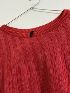 Red Cropped UCB sweater