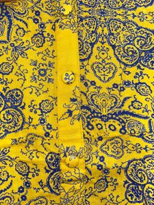 LIBAS Yellow Printed Kurta