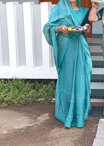 Beutiful Organza Saree..💗💗💗