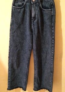Charcoal black jean