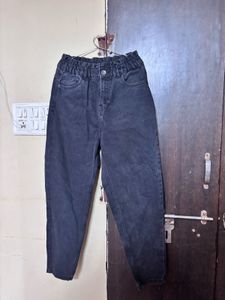 Charcoal Denim mom jeans