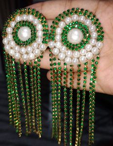 Long Handmade Earring💚✨😍