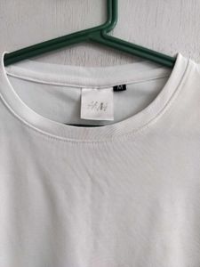 H&amp;M Classic White Crew Neck T-Shirt