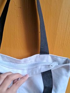 White Tote Bag