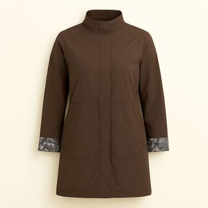 Brown wind cheater jacket
