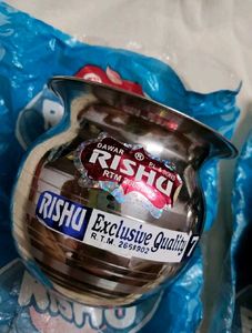 Clearing Sell Fry Pan + 2 Lota Kalash New