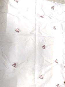 It's An Embroidery White Saree