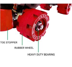 Retro Red Roller Skates