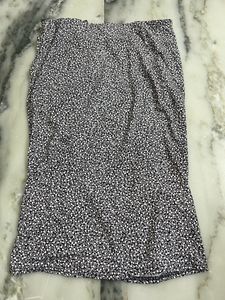 H&amp;M Floral Slit Skirt