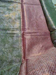 Elegant Silver Kanchipuram Saree