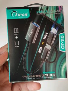 Ticon OT-110 USB 3.0 OTG Cable Micro+Type C