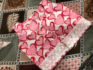 Heart Print Baby Outfit
