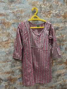 Pink Kurti Xxl Size