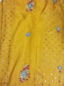 Elegant Yellow Saree