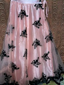 Peach Color Lehenga Choli Set