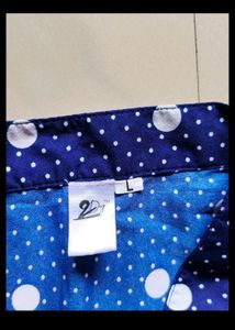 Beautiful Navy Blue 💙 And Whith Dotes🤍😻