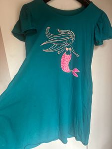 Sleep Dress With Flared Sleeves Mermaid
