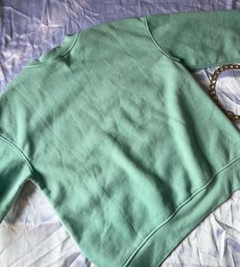 Light Blue Oversized Sweatshirt
