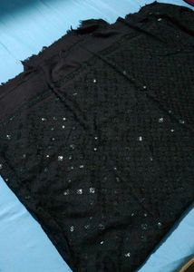 Black Dress Material Of 1.5 Meter